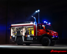 Der Mercedes-Benz Unimog TLF 4000 von Schlingmann