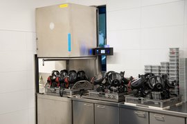 Technik und Planung zur Schwarz-Weiß-Trennung in der Atemschutzwerkstatt