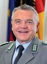 Oberst Klaus Finck - Kommandeur des Landeskommandos Sachsen