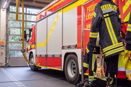 Effektive Abgasabsaugung für Feuerwehr- und Rettungswachen von Plymovent
